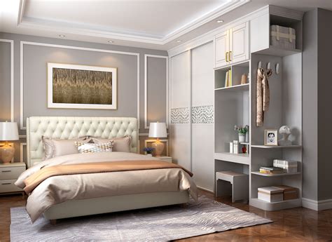 欧式卧室衣柜装修设计 – 设计本装修效果图