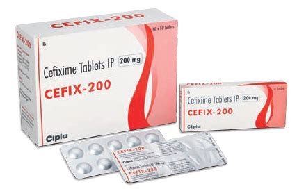 CEFIX 200mg - 10 Tablet