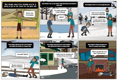 Graphic Novel – “The Cremation of Sam Mcgee” | Noah Marusenko's Blog