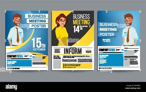 Business Meeting Invitation Poster 的图像结果