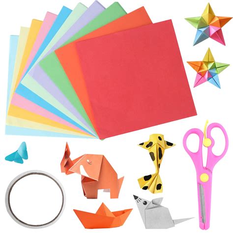 Origami Paper Kit for Kids, 300 Sheets Origami Paper Kit 6x6", Craft ...