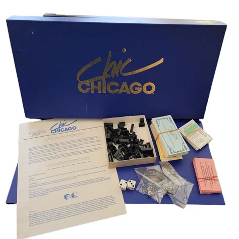Chic Chicago Vintage Board Game 1980s Tabletop Game - Etsy