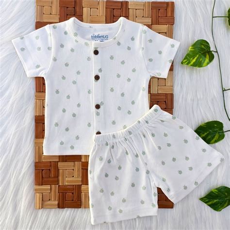 Sleeve Jabla + Shorts set - Apples – kiddiehug