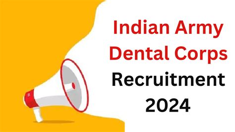 Indian Army Dental Corps Recruitment 2024, Last date To apply