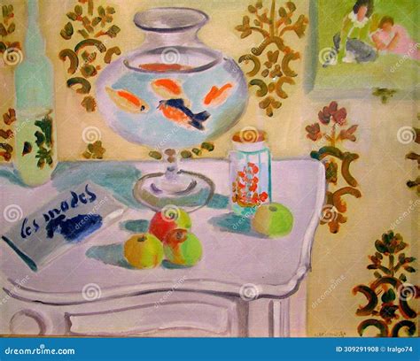 Painting of a Goldfish Bowl by the French Artist Henri Matisse ...