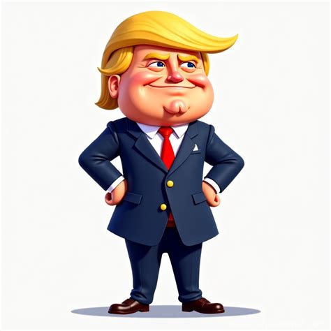 Donald Trump Cartoon Caricature | Stable Diffusion Online