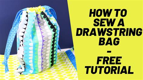 YouTube Drawstring Bag Tutorial 的图像结果