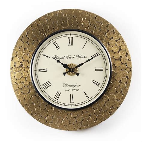 Buy VEDAS Ashvik Metal Wall Clock - 46cm from Vedas at just INR 8699.0