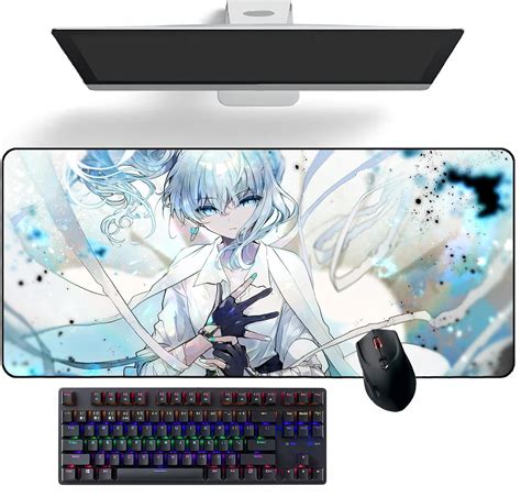 Amazon.com: Anime Mouse pad Hololive Hosimati Suisei Anime Desk Mat ...