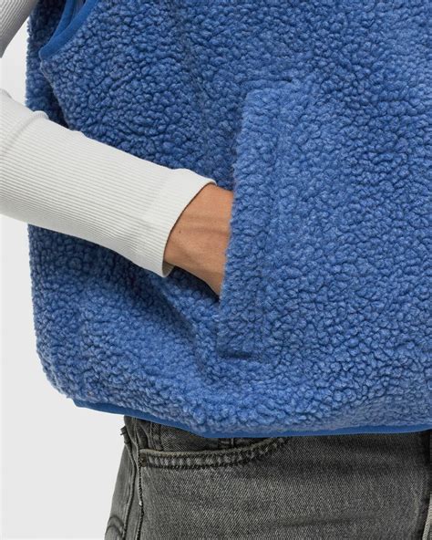 American Vintage Hoktown Vest Blue Vests American Vintage