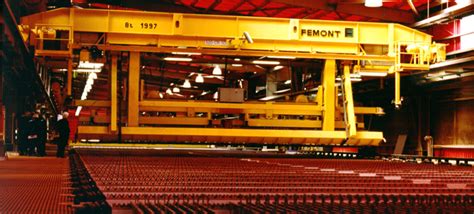 Process-integrated overhead crane for non-ferrous industry - CCM