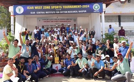 ICAR organises West Zone Sports Tournament 2024 | ICAR
