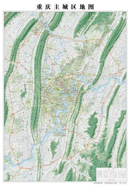 重庆主城区划地图展示_地图分享