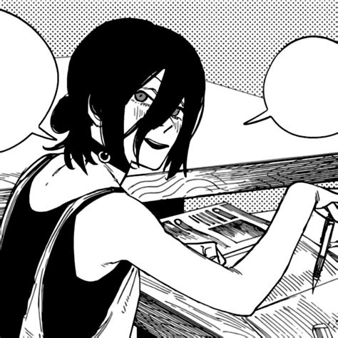 𝑹𝒆𝒛𝒆//𝑴𝒂𝒏𝒈𝒂 𝒊𝒄𝒐𝒏𝒔⊹♡̶ | Reze, Mangá icons, Chainsaw