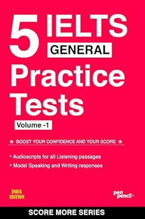 Buy IELTS Practice Tests, General Vol.1 | IELTS 2023 New Edition Book ...