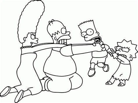 13 homer simpson coloring page
