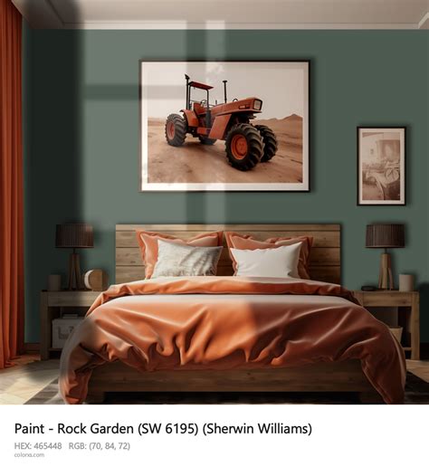 Sherwin Williams Rock Garden (SW 6195) Paint color codes, similar ...