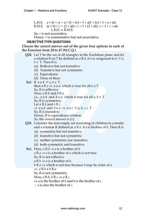 Image result for Math Class 12 Part 1