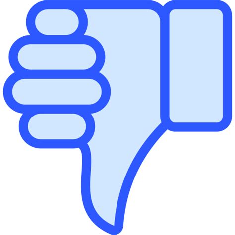 Dislike - Free social media icons