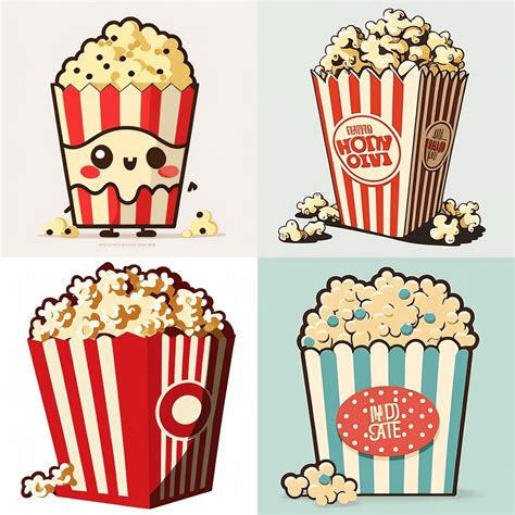 Popcorn Tin Clip Art at Evelyn Morgan blog