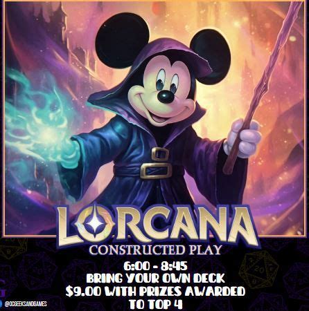 Lorcana Weekly Constructed League, 1656-C Beavercreek Rd, Oregon City ...