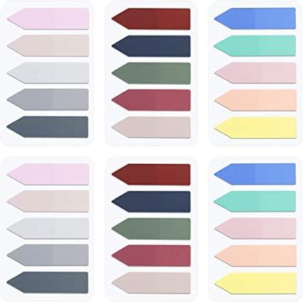 600 Pieces Page Markers Sticky Index Tabs, 15 Colors Book Annotation ...
