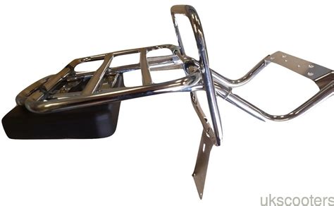 ukscooters VESPA PX 125 150 200 LML 2T REAR LUGGAGE RACK BACKREST ...