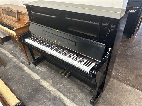 **SOLD** Used Yamaha Piano - 48" Upright in Polished Ebony Finish ...