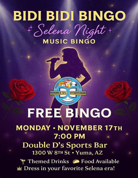 Bidi Bidi Bingo, 1300 W 8th St, Yuma, AZ, 17 November 2025 | AllEvents