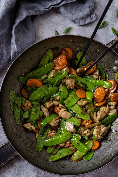Chicken and Snow Pea Stir Fry – Healthy 30-Minute Dinner!