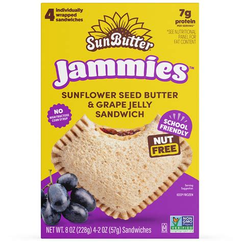SunButter Sunflower Seed Butter & Grape Jelly Sandwich (8 oz) Delivery ...