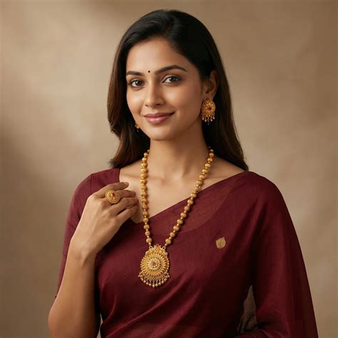 Heritage Suncrest Mangalsutra â€“ Festive Couture 24K Gold Inlaid ...