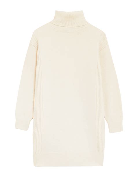 Buy Roll Neck Longline Jumper at Marks & Spencer