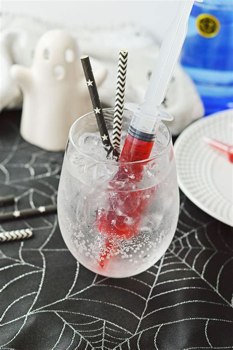 Halloween Syringe Drinks - Planning Inspired