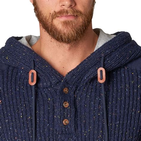 prAna Henley Hooded Sweater - Men's - Clothing