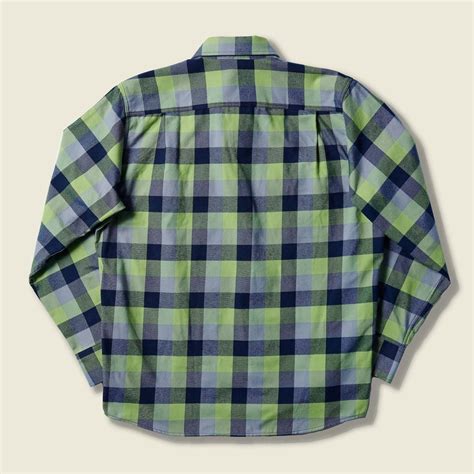 Men’s Flannel – Green/Blue – Everarbor