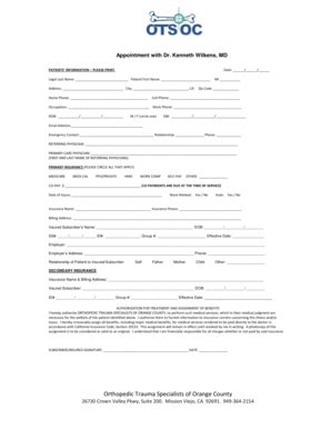 Fillable Online Complete OTSOC NP packetdocx Fax Email Print - pdfFiller