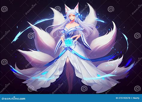 Nine Tailed Fox Anime Girl