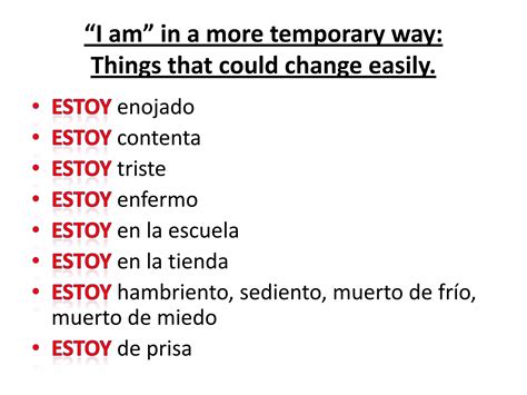 How to Say "I Am" in Spanish | PPTX