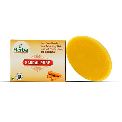 Buy HERBA SANDAL PURE Soap 75gm Online at Low Prices in India - Amazon.in