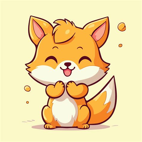 cute fox cartoon characters vector illustration eps 10 23822537 Vector ...