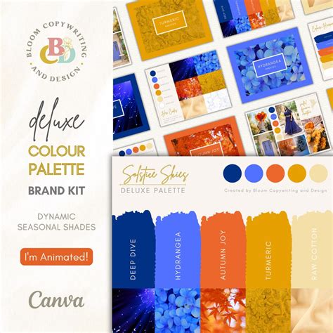 Luxury Color Palette | Brand Color Palette With Hex Codes | Premium Business Branding Kit ...