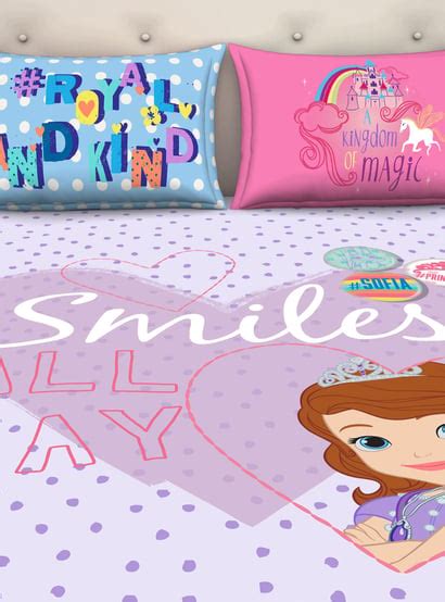Buy SPACES Essentials Disney Print 3-Pc. Double Bedsheet Set- 228 X 274 ...