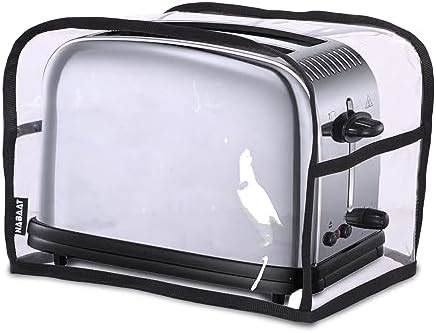 NABAAT Transparent Waterproof 2 Slice Toaster Dust Cover for All Types ...