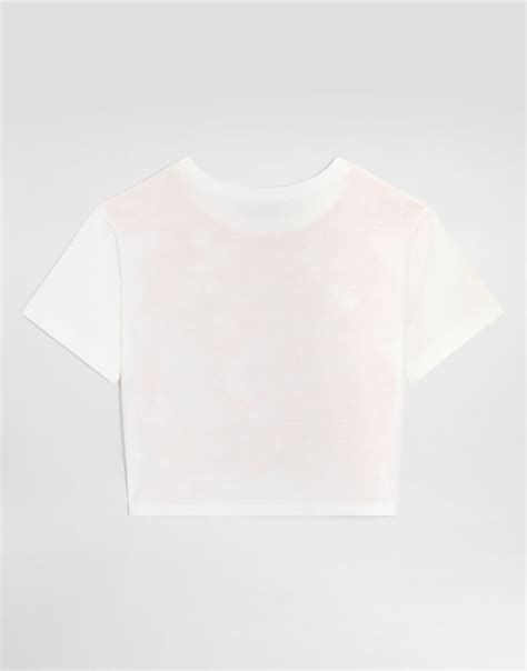 Majolica-print jersey t-shirt in Multicolor for Girls | Dolce&Gabbana®