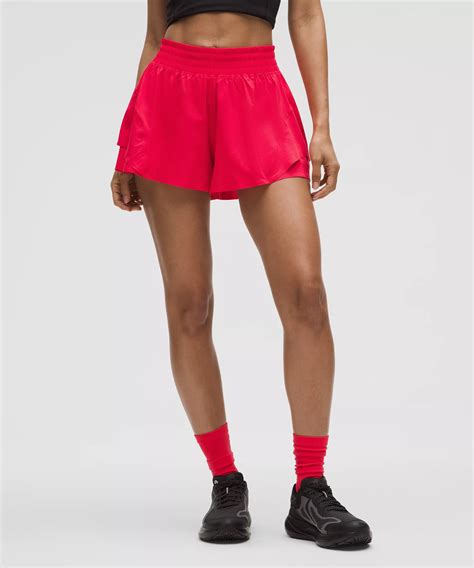 Lululemon Shake It Out High-rise Running Shorts 2.5" In Red | ModeSens