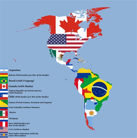Central America Map And Flags at Leon Donovan blog