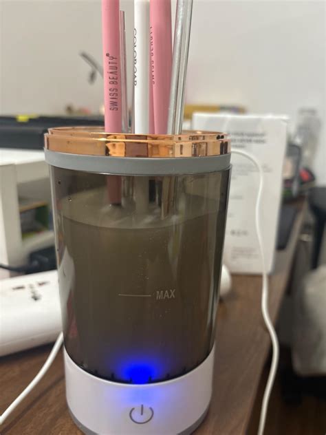 Gleva Electric Makeup Brush Cleaner Machine Cleanser Tool for All Size ...