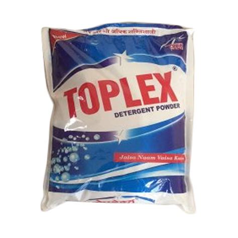 Toplex Detergent Powder Blue, 500gm (Pack Of 8) : Amazon.in: Health ...