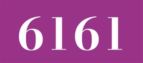 Significado del número 6161: Interpretación de la numerología | verdad ...